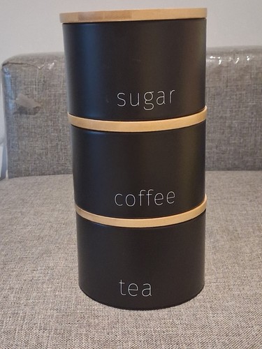 Stackable metal canisters