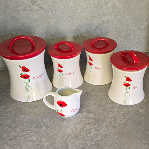 Dunelm ceramic poppy kitchen - dunelm,