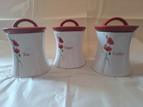 Dunelm red poppy - ceramic, tea