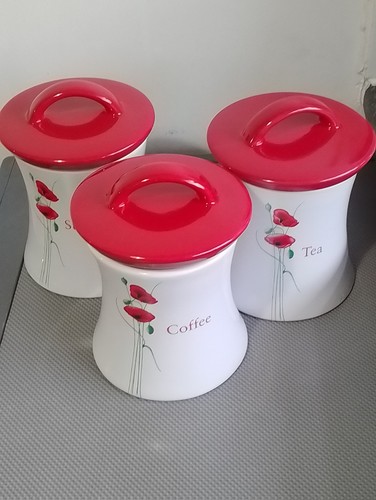 Dunelm ceramic poppy sugar tea - dunelm,