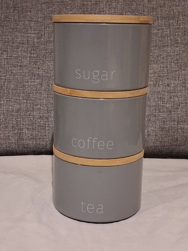 Stackable metal canisters