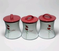 Dunelm red poppy ceramic tea